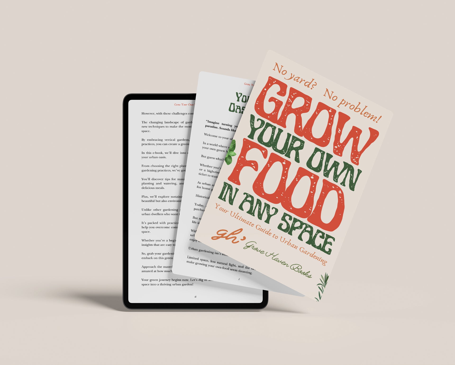 Grow Your Own Food In Any Space – E-Book